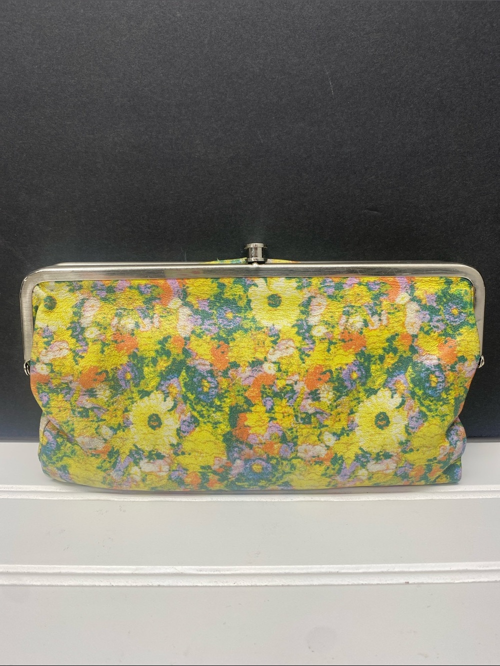 HOBO Lauren Floral Bifold Leather Wallet